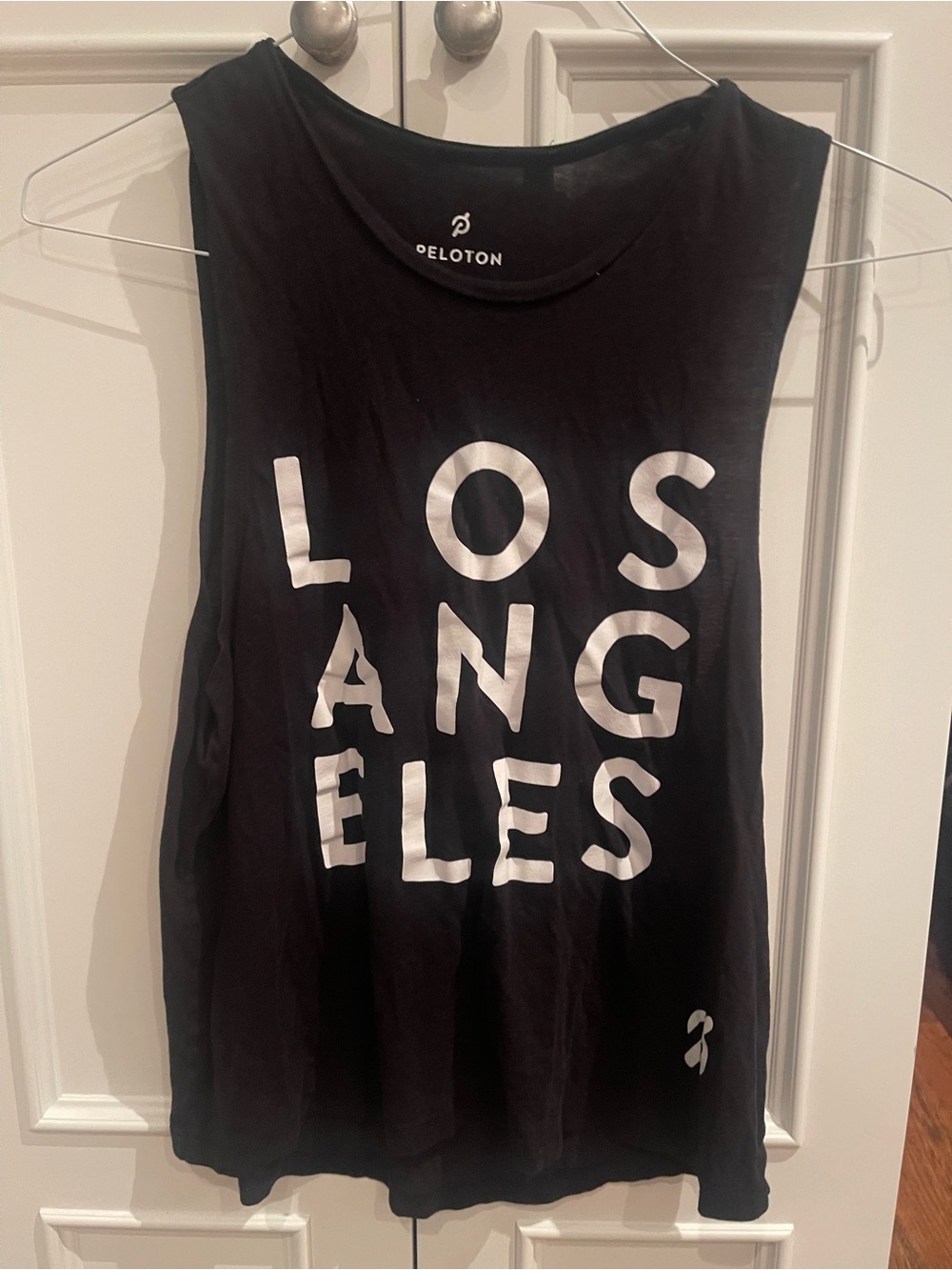 Peloton Women’s Black 'Los Angeles' Muscle Tank Top size m